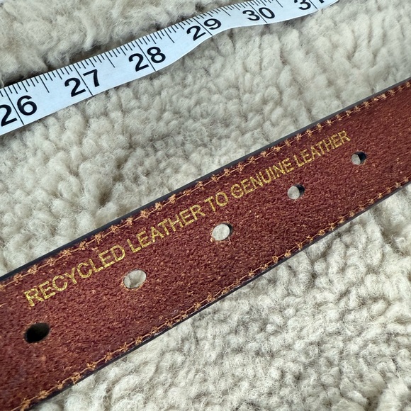 Ariat Boy's Tooled Western Belt with Removable Buckle size 24 30in black leather - Picture 13 of 17